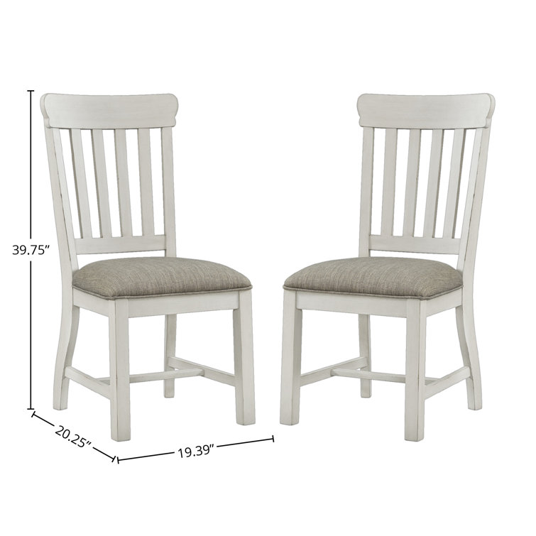 Dining chair discount with cushion seat